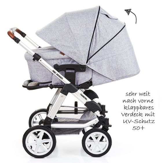 ABC Design Kombi-Kinderwagen Tereno 4 - Graphite Grey