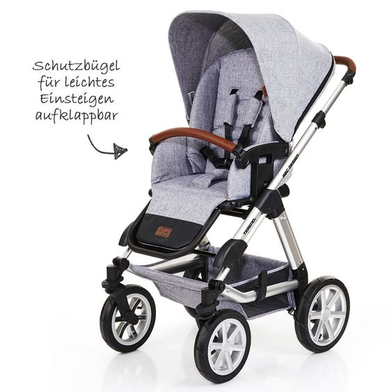 ABC Design Kombi-Kinderwagen Tereno 4 - Graphite Grey