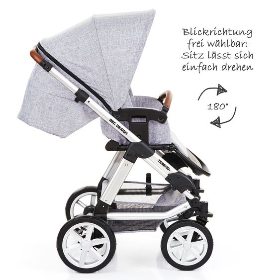ABC Design Kombi-Kinderwagen Tereno 4 - Graphite Grey