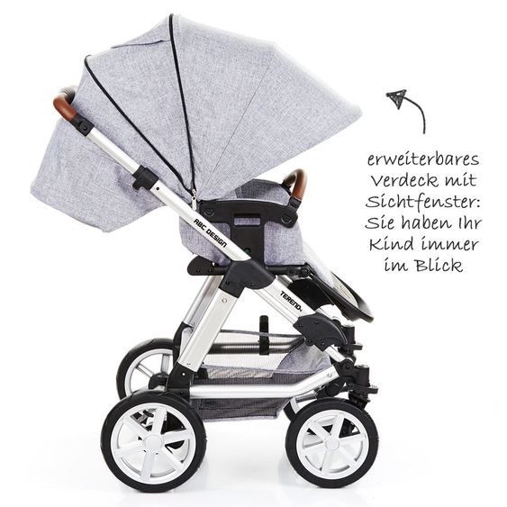 ABC Design Kombi-Kinderwagen Tereno 4 - Graphite Grey