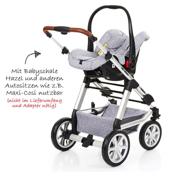 ABC Design Kombi-Kinderwagen Tereno 4 - Graphite Grey