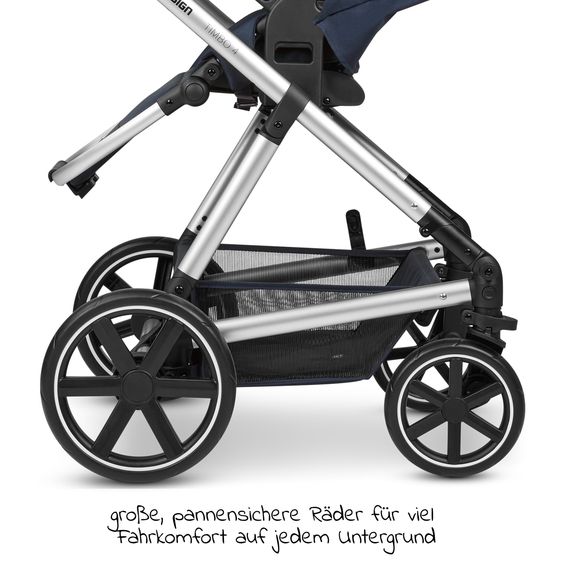 ABC Design Timbo 4 baby carriage - incl. carrycot & sports seat - Ocean