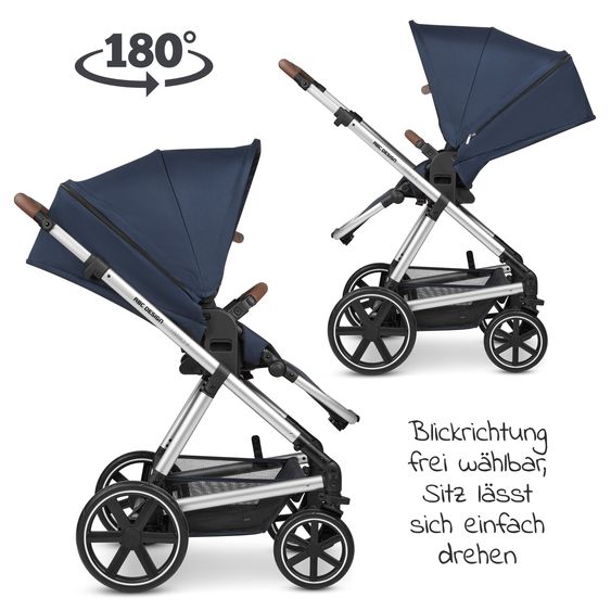 ABC Design Timbo 4 baby carriage - incl. carrycot & sports seat - Ocean