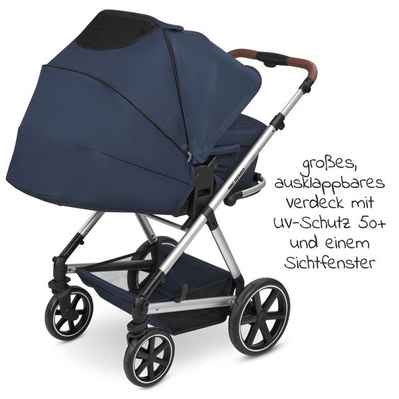 ABC Design Timbo 4 baby carriage - incl. carrycot & sports seat - Ocean