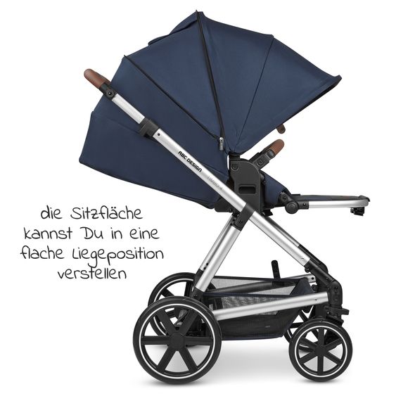 ABC Design Timbo 4 baby carriage - incl. carrycot & sports seat - Ocean