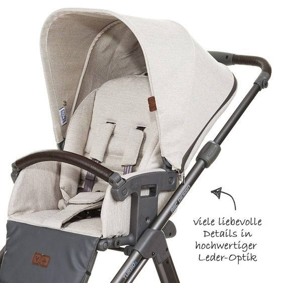 ABC Design Kombi-Kinderwagen Turbo 4 - Camel