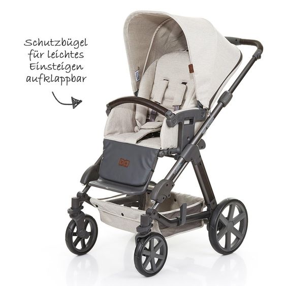 ABC Design Kombi-Kinderwagen Turbo 4 - Camel