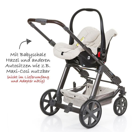 ABC Design Kombi-Kinderwagen Turbo 4 - Camel