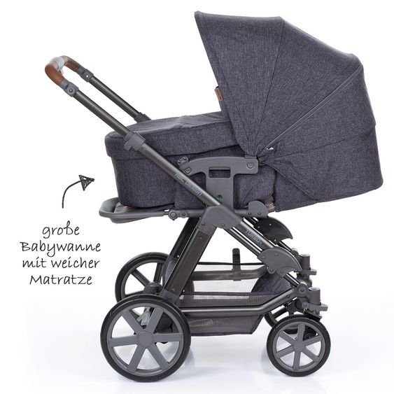 ABC Design Kombi-Kinderwagen Turbo 4 - inkl. Babywanne & Sportsitz - Street