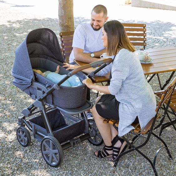 ABC Design Kombi-Kinderwagen Turbo 4 - inkl. Babywanne & Sportsitz - Street
