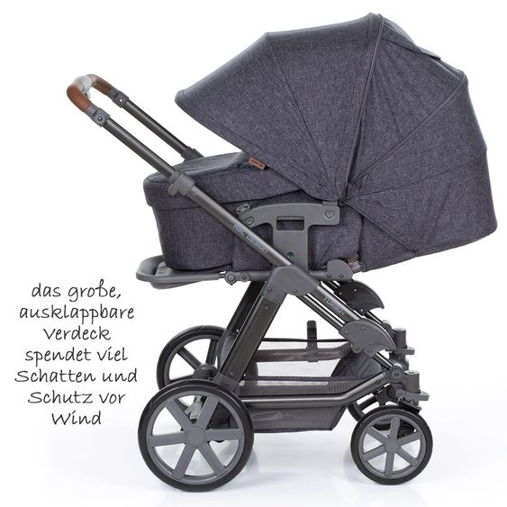 ABC Design Kombi-Kinderwagen Turbo 4 - inkl. Babywanne & Sportsitz - Street