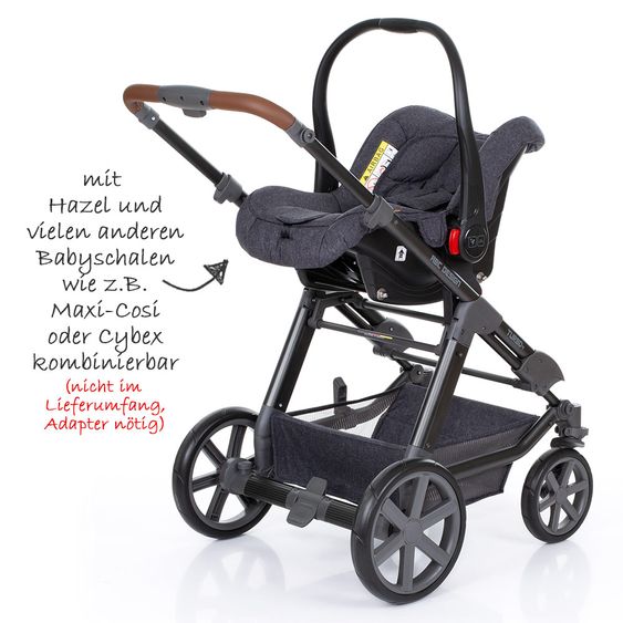 ABC Design Kombi-Kinderwagen Turbo 4 - inkl. Babywanne & Sportsitz - Street