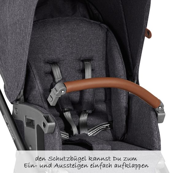 ABC Design Kombi-Kinderwagen Turbo 4 - inkl. Babywanne, Sportsitz & XXL Zubehörpaket - Street