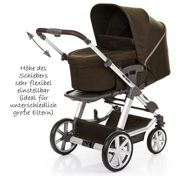 ABC Design Kombi-Kinderwagen Turbo 4 - Leaf