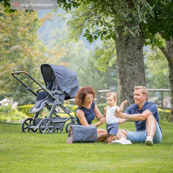 ABC Design Kombi-Kinderwagen Turbo 4 - Leaf