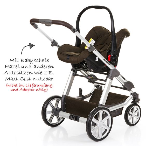 ABC Design Kombi-Kinderwagen Turbo 4 - Leaf