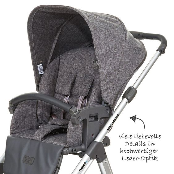 ABC Design Kombi-Kinderwagen Turbo 4 - Track