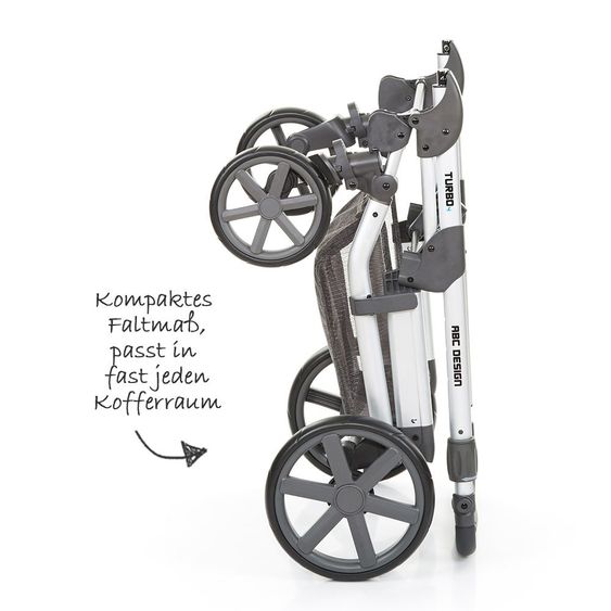 ABC Design Kombi-Kinderwagen Turbo 4 - Track