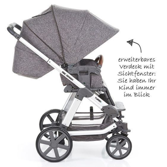 ABC Design Kombi-Kinderwagen Turbo 4 - Track