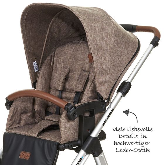 ABC Design Kombi-Kinderwagen Turbo 6 - Bean