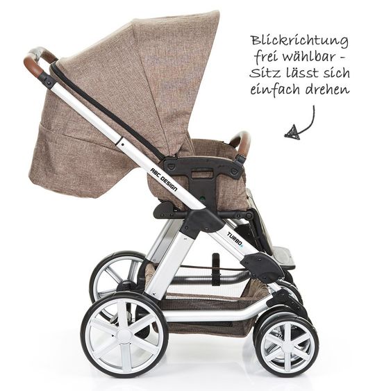 ABC Design Kombi-Kinderwagen Turbo 6 - Bean