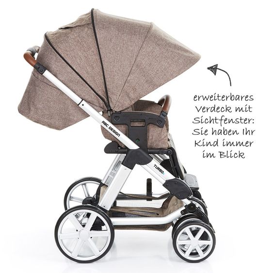 ABC Design Kombi-Kinderwagen Turbo 6 - Bean