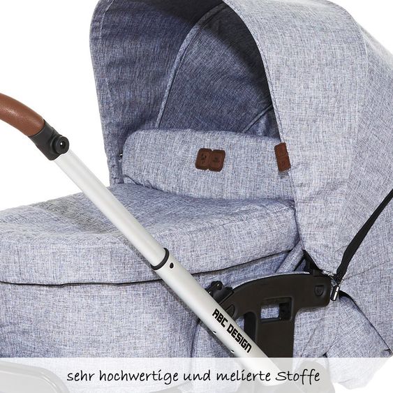 ABC Design Kombi-Kinderwagen Turbo 6 - Graphite Grey