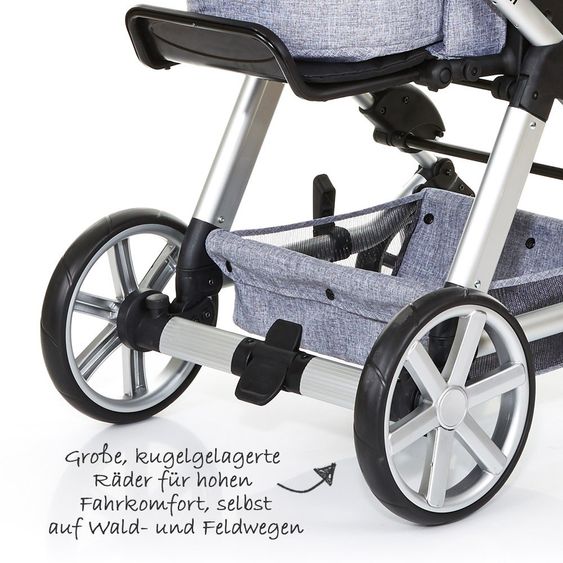 ABC Design Kombi-Kinderwagen Turbo 6 - Graphite Grey