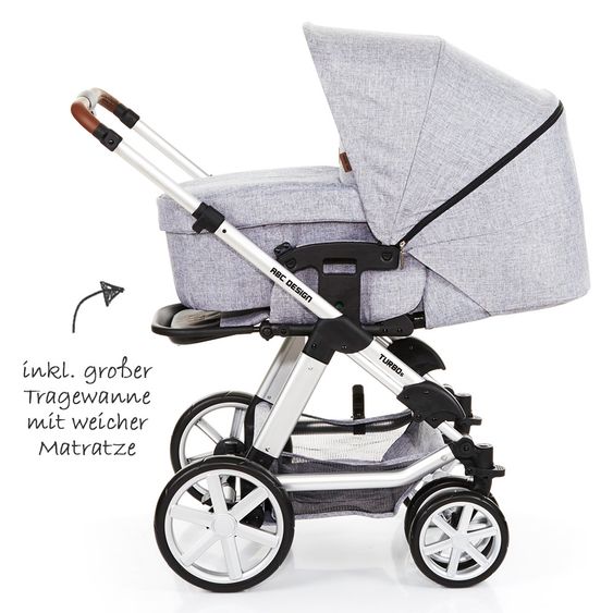 ABC Design Combi pushchair Turbo 6 - Graphite Grey