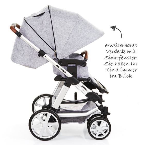ABC Design Combi pushchair Turbo 6 - Graphite Grey