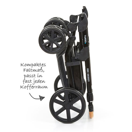 ABC Design Kombi-Kinderwagen Turbo 6 - Sonderserie Wood