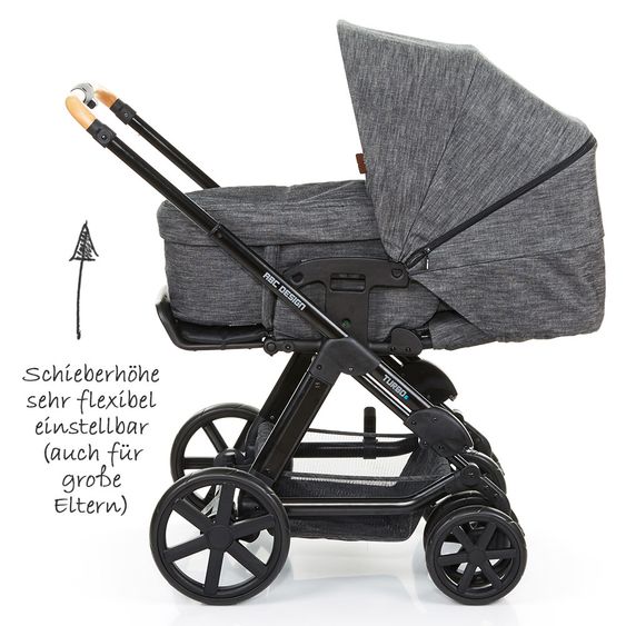 ABC Design Kombi-Kinderwagen Turbo 6 - Sonderserie Wood