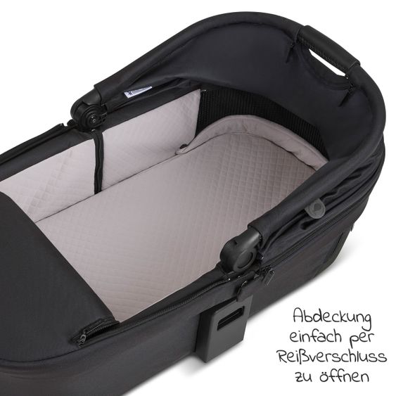 ABC Design Kombi-Kinderwagen Vicon 4 - inkl. Babywanne & Sportsitz mit XXL Zubehörpaket - Classic Edition - Ink