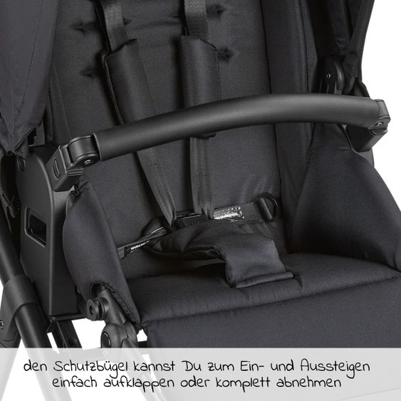 ABC Design Kombi-Kinderwagen Vicon 4 - inkl. Babywanne und Sportsitz - Classic Edition - Ink