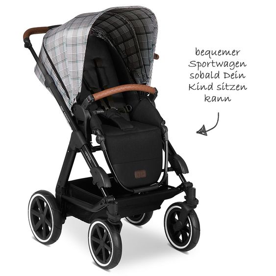 ABC Design Kombi-Kinderwagen Viper 4 - Fashion Edition - inkl. Babywanne, Sportsitz & XXL Zubehörpaket - Smaragd