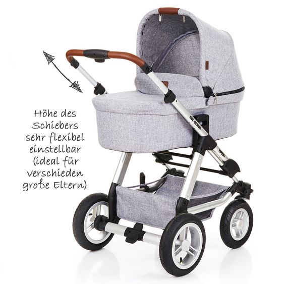 ABC Design Kombi-Kinderwagen Viper 4 - Graphite Grey
