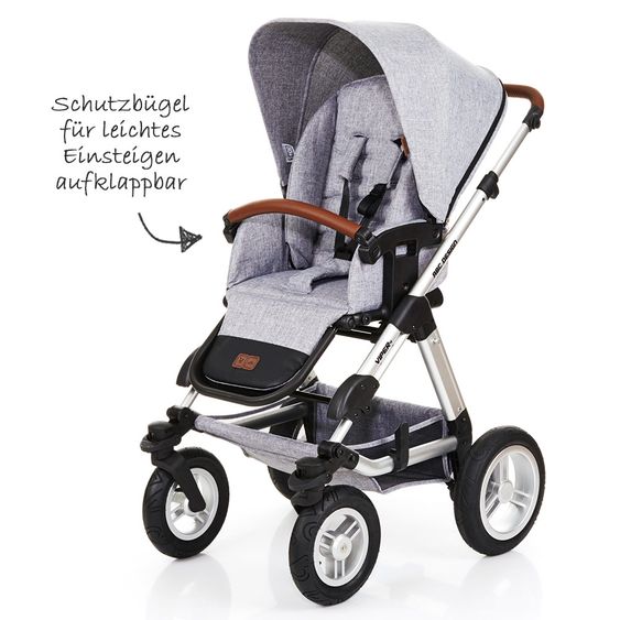 ABC Design Kombi-Kinderwagen Viper 4 - Graphite Grey