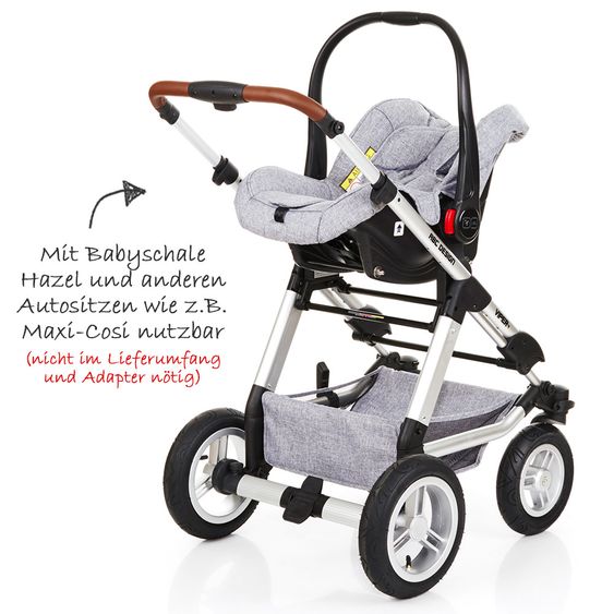 ABC Design Kombi-Kinderwagen Viper 4 - Graphite Grey