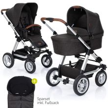 Combi stroller Viper 4 - incl. baby bath, sport seat and footmuff - piano