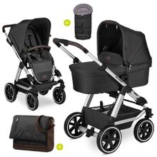 Combi stroller Viper 4 - incl. carrycot, sport seat, diaper bag and winter footmuff - Fashion Edition - Fox