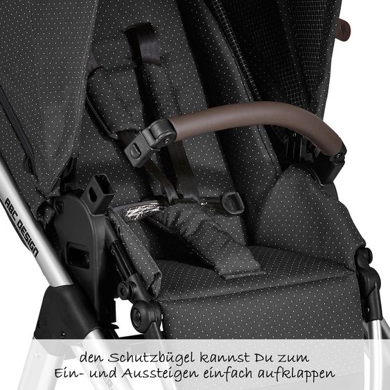 ABC Design Kombi-Kinderwagen Viper 4 - inkl. Babywanne, Sportsitz, Wickeltasche und Winter-Fußsack - Fashion Edition - Fox