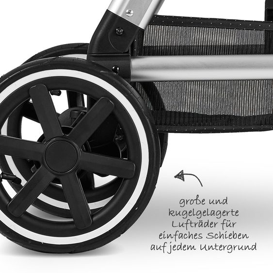 ABC Design Kombi-Kinderwagen Viper 4 - inkl. Babywanne, Sportsitz, Wickeltasche und Winter-Fußsack - Fashion Edition - Fox