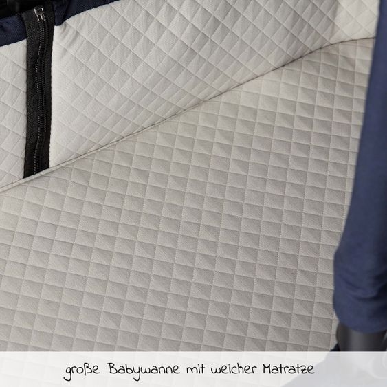 ABC Design Kombi-Kinderwagen Viper 4 - inkl. Babywanne und Sportsitz - Diamond Edition - Navy