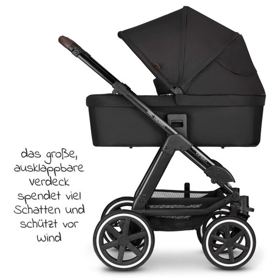 ABC Design Kombi-Kinderwagen Viper 4 - inkl. Babywanne und Sportsitz - Fashion Edition - Midnight