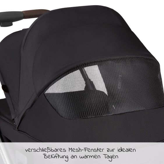 ABC Design Kombi-Kinderwagen Viper 4 - inkl. Babywanne und Sportsitz - Fashion Edition - Midnight