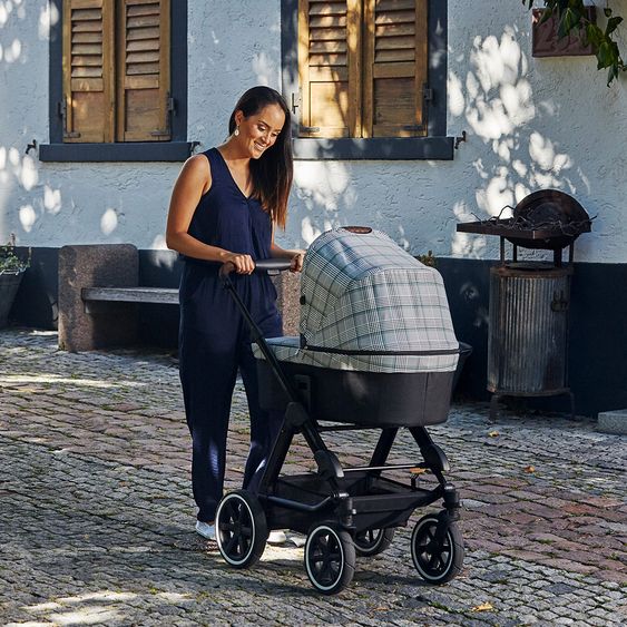 ABC Design Kombi-Kinderwagen Viper 4 - inkl. Babywanne und Sportsitz - Fashion Edition - Smaragd
