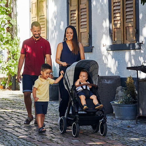 ABC Design Kombi-Kinderwagen Viper 4 - inkl. Babywanne und Sportsitz - Fashion Edition - Smaragd