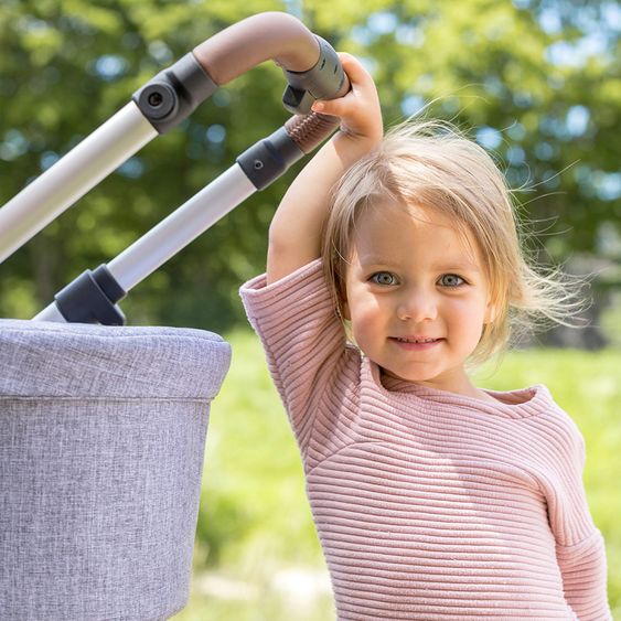 ABC Design Kombi-Kinderwagen Viper 4 - inkl. Babywanne und Sportsitz - Graphite Grey