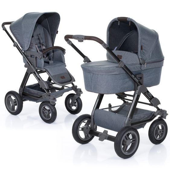 ABC Design Kombi-Kinderwagen Viper 4 - inkl. Babywanne und Sportsitz - Mountain