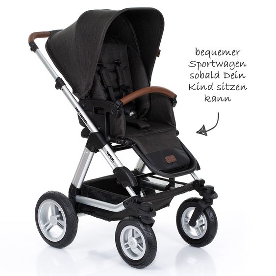 ABC Design Combi pushchair Viper 4 - incl. baby bath and sports seat - piano